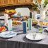 Durable navy blue Saucie sauce bottle – functional and sustainable design