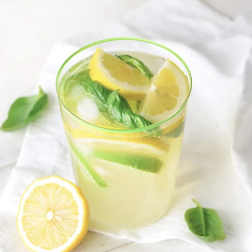 Handcrafted Lemon and Basil Cordial – refreshing Australian cordial perfect with water, cocktails, or mocktails.