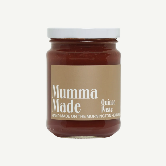 250ml jar of Mumma Made Quince Paste – smooth fruit paste handmade from home-grown quinces