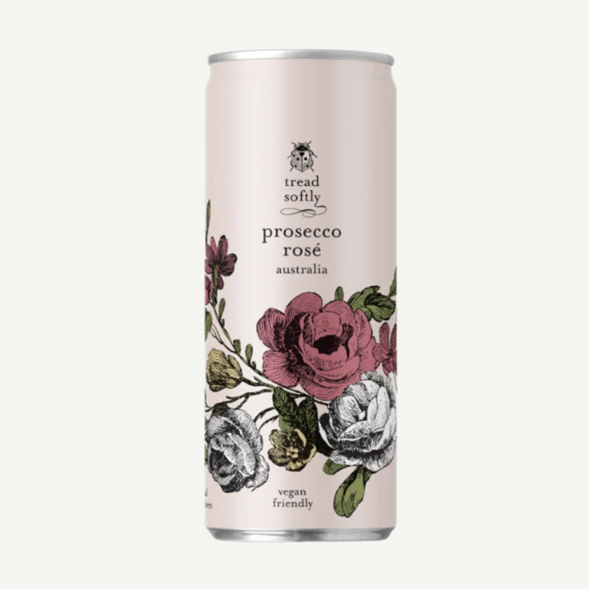 Tread Softly Prosecco Rosé Can 250ml