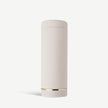 Almond White Saucie Bottle with reusable lid – eco-friendly condiment storage