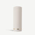 Almond White Saucie Bottle with reusable lid – eco-friendly condiment storage