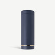 Navy blue reusable Saucie bottle – stylish eco-friendly condiment bottle