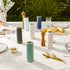 Navy blue Saucie bottle included in a gift hamper with condiments – practical and stylish