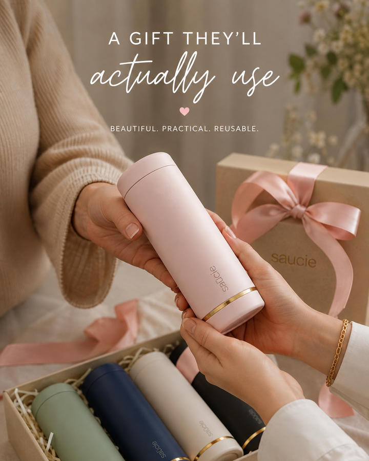 Give Them a Gift They Don’t Already Have – Meet Saucie Bottles
