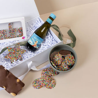 Star-shaped chocolate from the Saucie Thank You Hamper