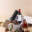 Premium Cheers to You Hamper gift box with ribbon – perfect for birthdays, Christmas or corporate gifting