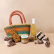 Favourites Hamper with Mumma Made chutney, jam, Freckleberry chocolates, honeycomb, raspberries, pretzel block and lemon basil cordial – premium gift box