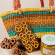 Gourmet gift box with sweet and savoury picnic treats