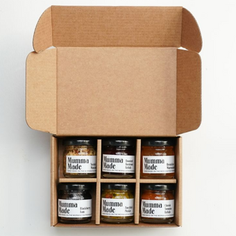 Box of 'Mumma Made' sample jar gift, thank you gift, teacher gifts