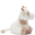 Plush toy llama on a white background