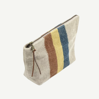 Linen libeco cosmetic pouch