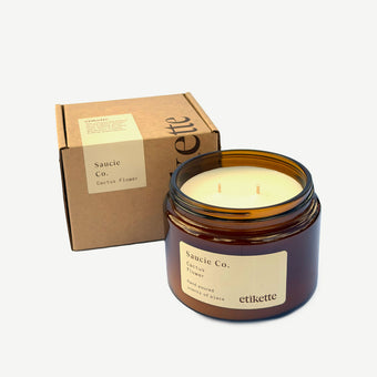 Cactus Flower Candle - Large