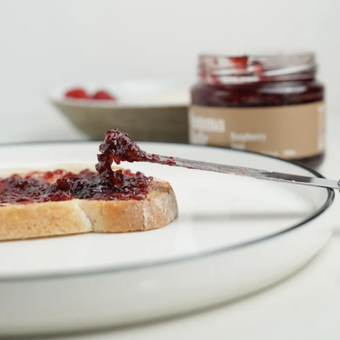 delicious homemade raspberry jam